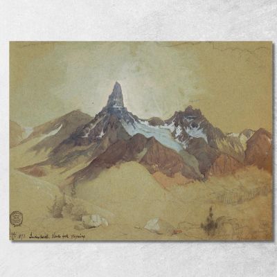Index Peak Clark'S Fork Wyoming Thomas Moran tmr37 canvas print 
