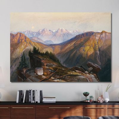 Lower Yellowstone Range Thomas Moran tmr38 canvas print 
