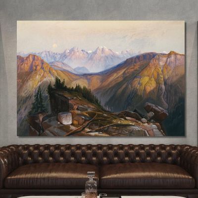 Lower Yellowstone Range Thomas Moran tmr38 canvas print 