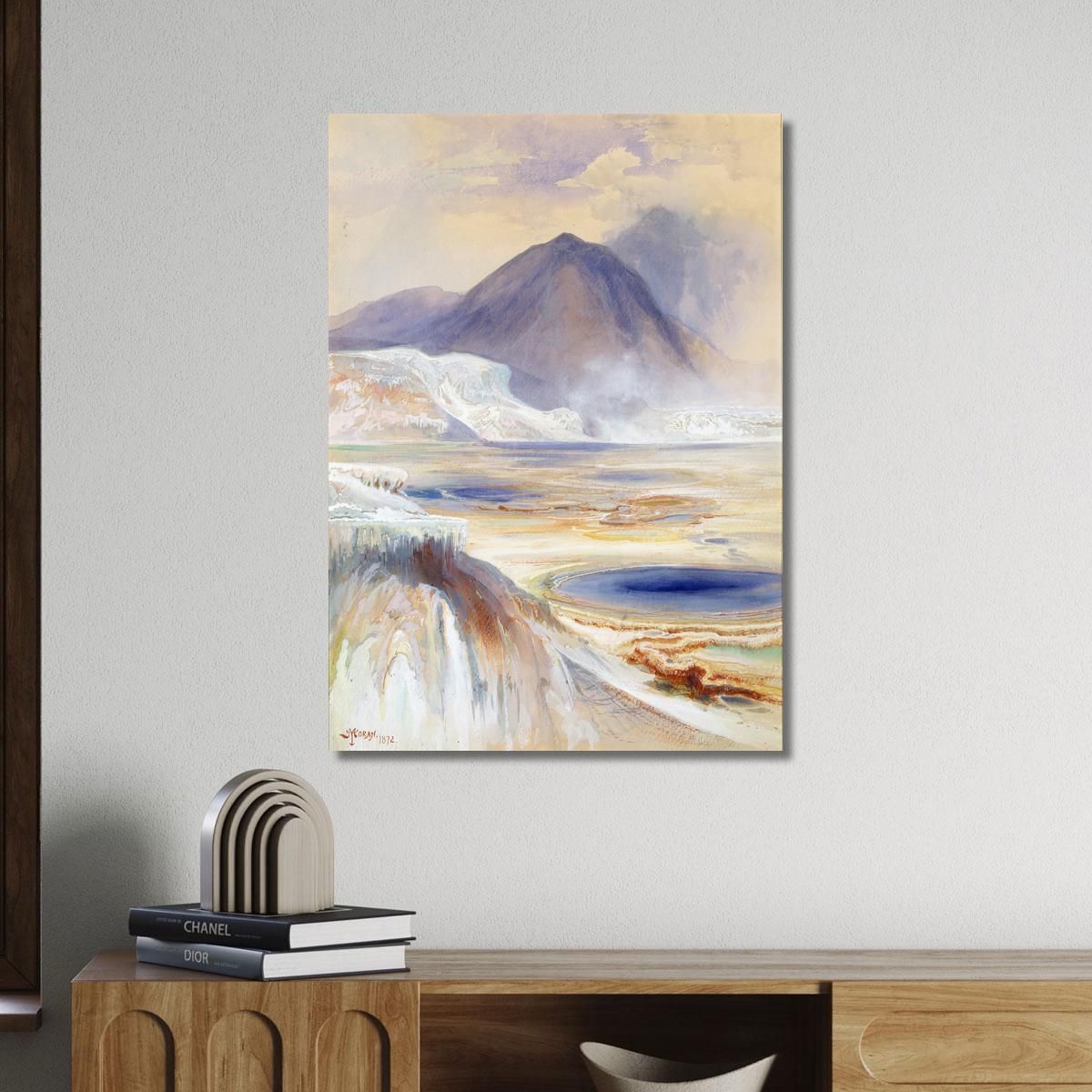 Mammoth Hot Springs Yellowstone Thomas Moran tmr39 canvas print 