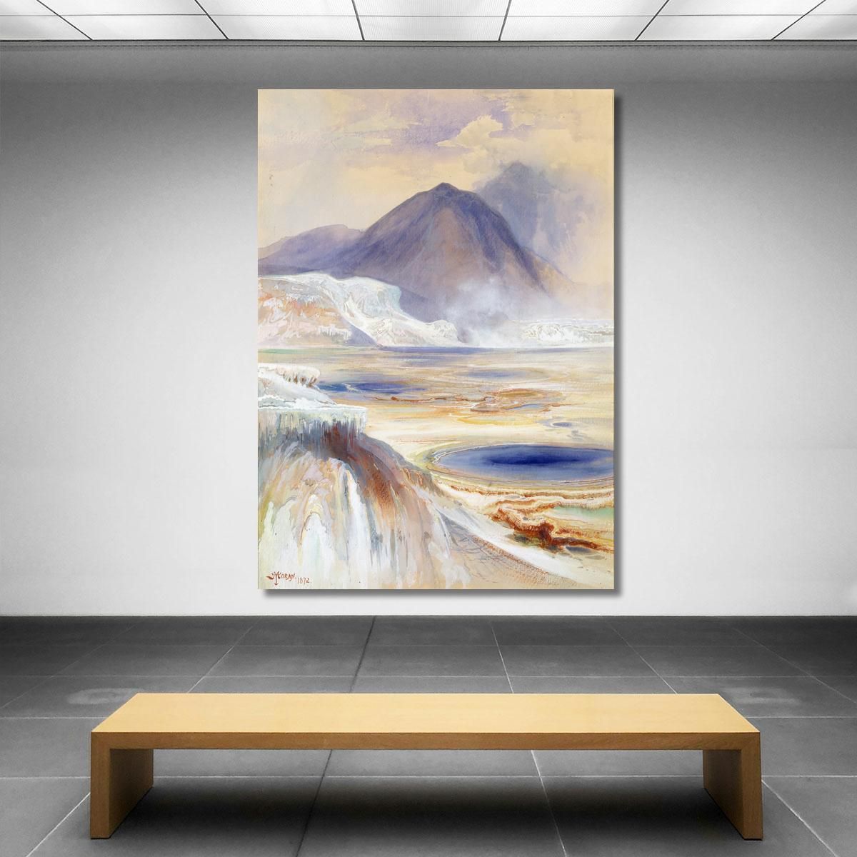 Mammoth Hot Springs Yellowstone Thomas Moran tmr39 canvas print 