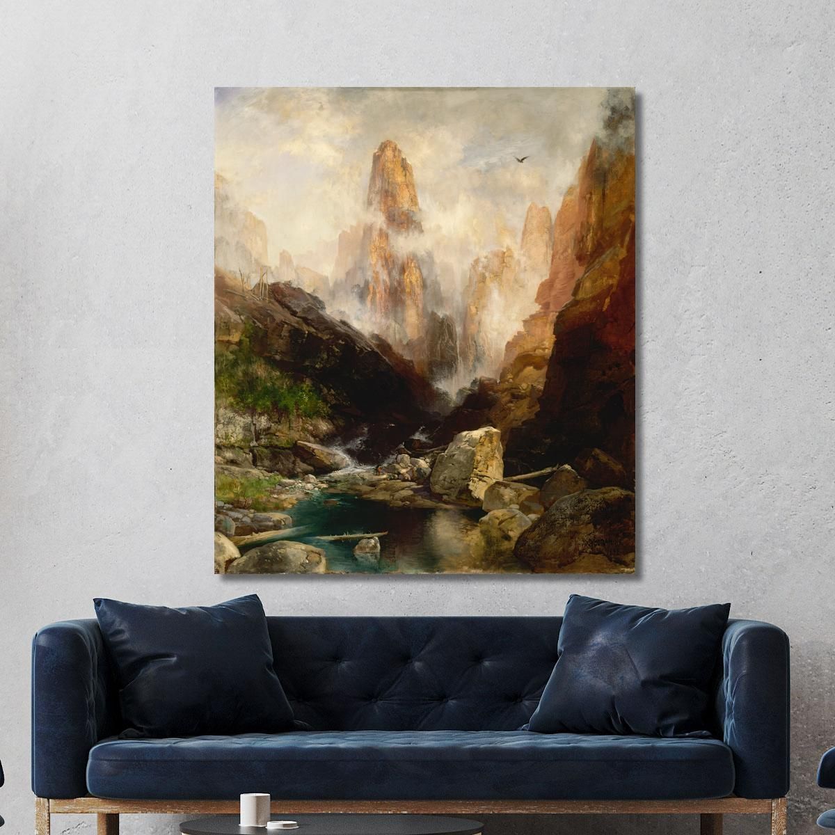 Mist In Kanab Canyon Utah Thomas Moran tmr41 canvas print 