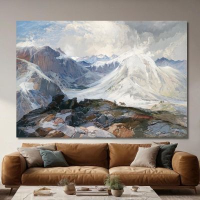 The Mosquito Trail Rocky Mountains Of Colorado Thomas Moran tmr69 canvas print 