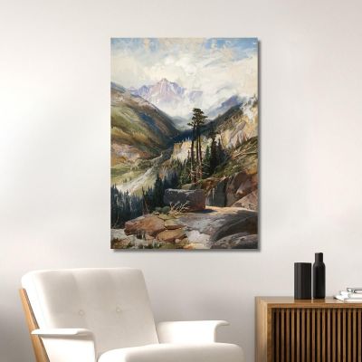 The Mountain Of The Holy Cross Colorado Thomas Moran tmr70 canvas print 