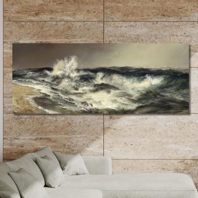 The Much Resounding Sea Thomas Moran tmr71 canvas print 