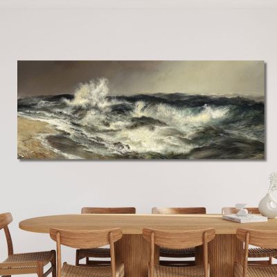 The Much Resounding Sea Thomas Moran tmr71 canvas print 