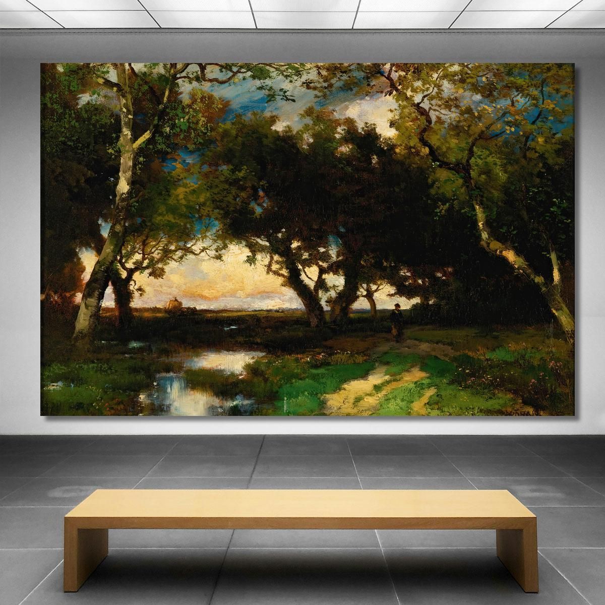 Under The Trees Thomas Moran tmr80 canvas print 