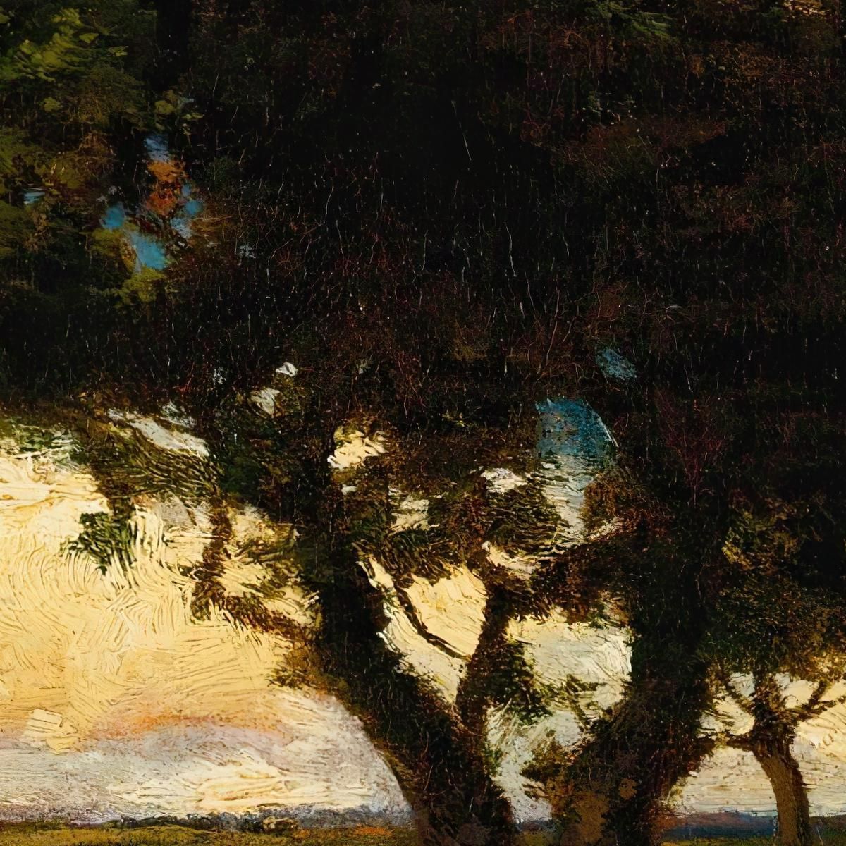 Under The Trees Thomas Moran tmr80 canvas print