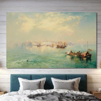 Vera Cruz Harbor Mexico Thomas Moran tmr97 canvas print 