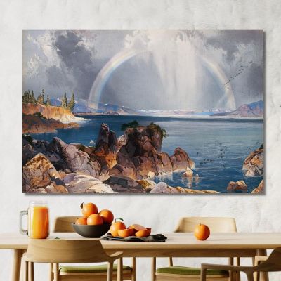 Yellowstone Lake Thomas Moran tmr99 canvas print 