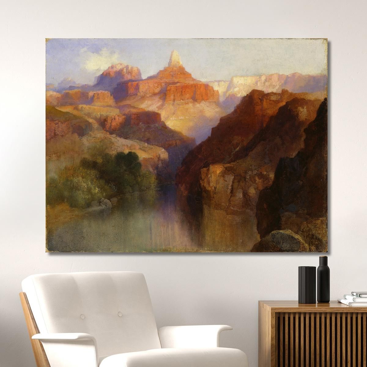 Zoroaster Peak Grand Canyon Arizona Thomas Moran tmr100 canvas print 