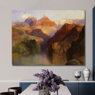 Zoroaster Peak Grand Canyon Arizona Thomas Moran tmr100 canvas print 
