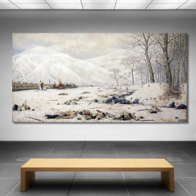 Battlefield At The Shipka Vasily Vereshchagin vvr9 canvas print 