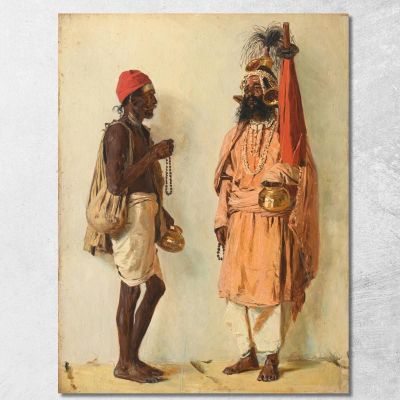 Fakirs Vasily Vereshchagin vvr21 canvas print 