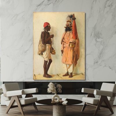 Fakirs Vasily Vereshchagin vvr21 canvas print 