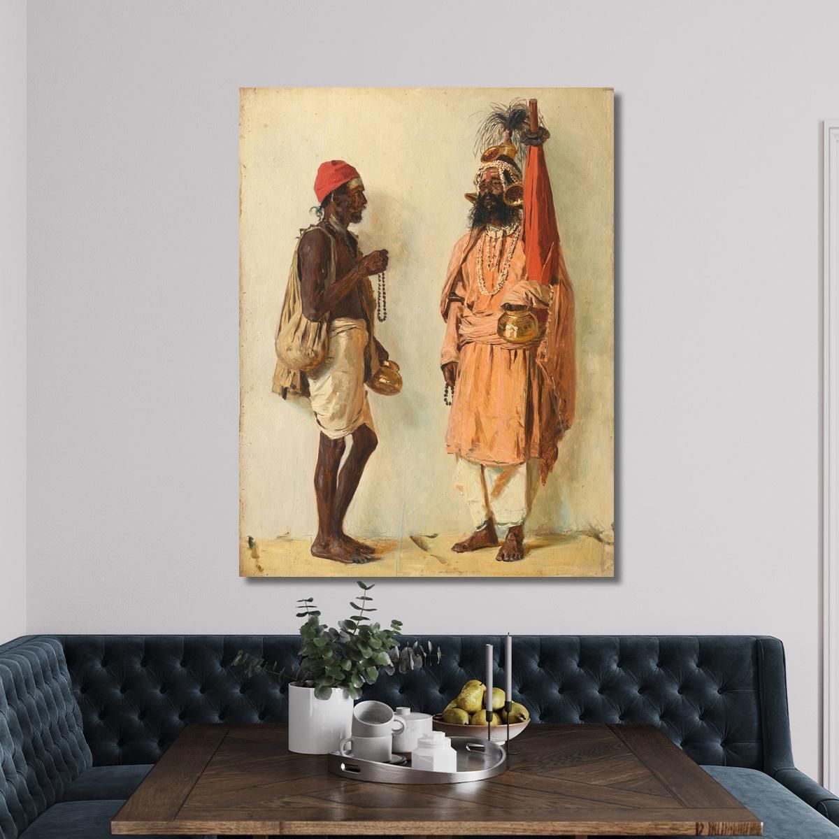 Fakirs Vasily Vereshchagin vvr21 canvas print 