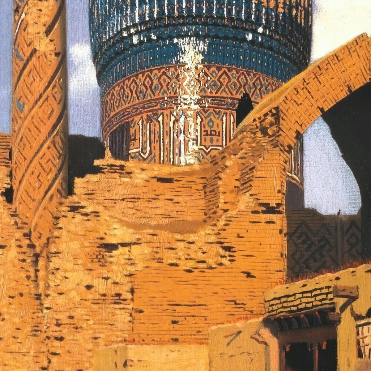 Gur Emir Mausoleum. Samarkand Vasily Vereshchagin vvr22 canvas print