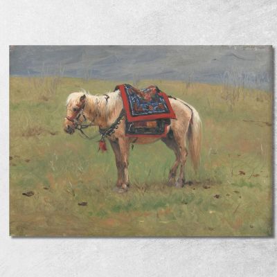 Himalayan Ponies Vasily Vereshchagin vvr24 canvas print 