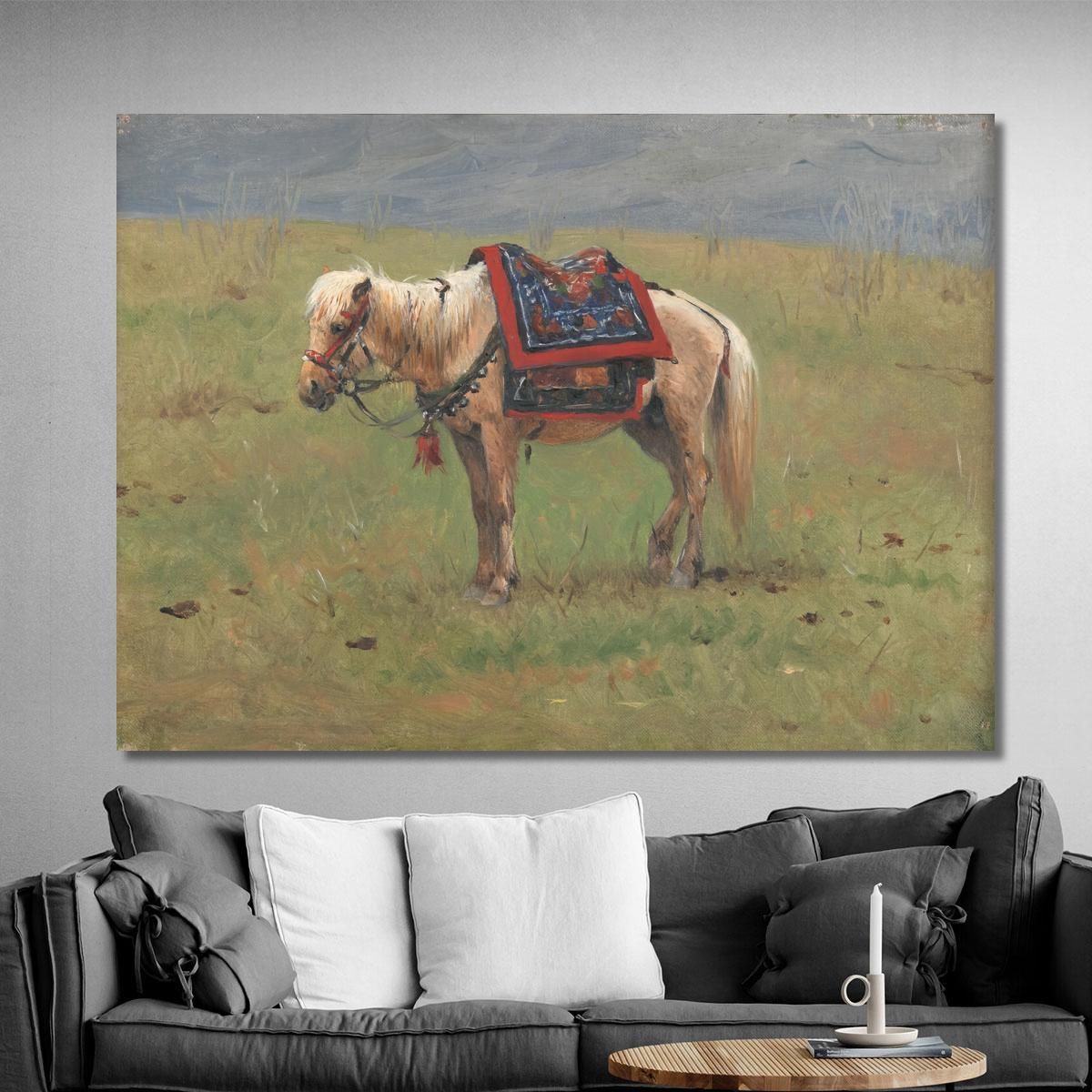 Himalayan Ponies Vasily Vereshchagin vvr24 canvas print 