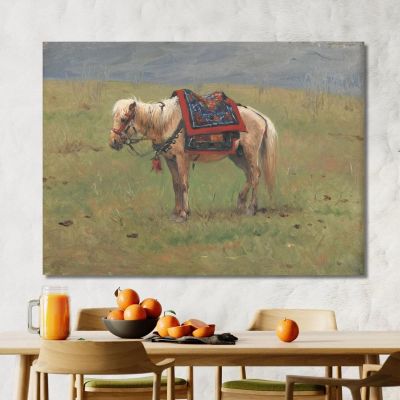 Himalayan Ponies Vasily Vereshchagin vvr24 canvas print 