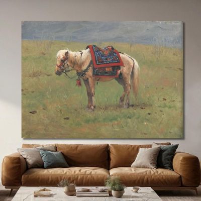 Himalayan Ponies Vasily Vereshchagin vvr24 canvas print 