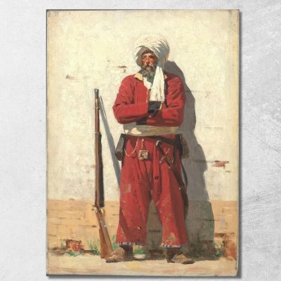Kokand Soldier Vasily Vereshchagin vvr27 canvas print 