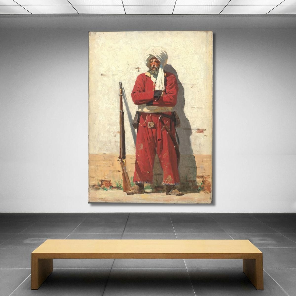 Kokand Soldier Vasily Vereshchagin vvr27 canvas print 