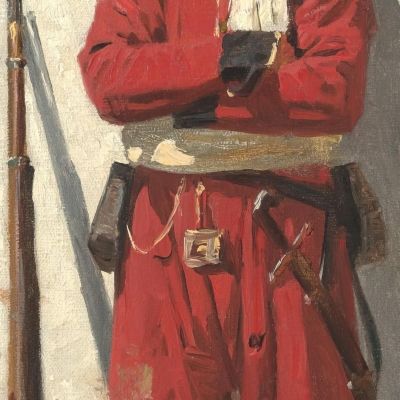 Kokand Soldier Vasily Vereshchagin vvr27 canvas print