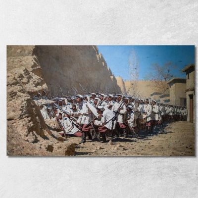 Let Them In! Vasily Vereshchagin vvr30 canvas print 