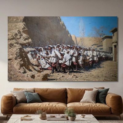 Let Them In! Vasily Vereshchagin vvr30 canvas print 