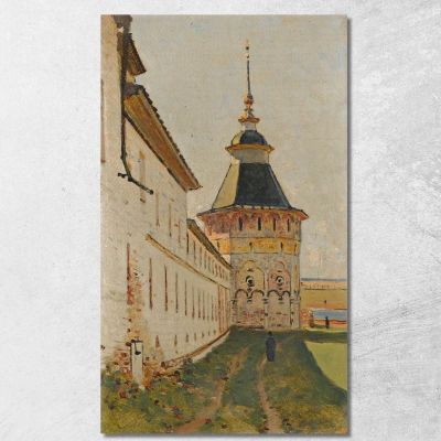 Monastery Tower Vasily Vereshchagin vvr33 canvas print 