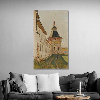 Monastery Tower Vasily Vereshchagin vvr33 canvas print 