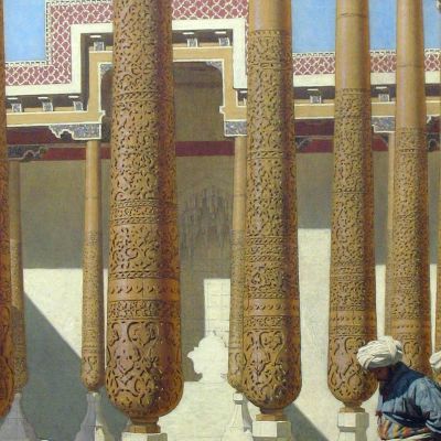 Presentation Of The Trophies Vasily Vereshchagin vvr44 canvas print