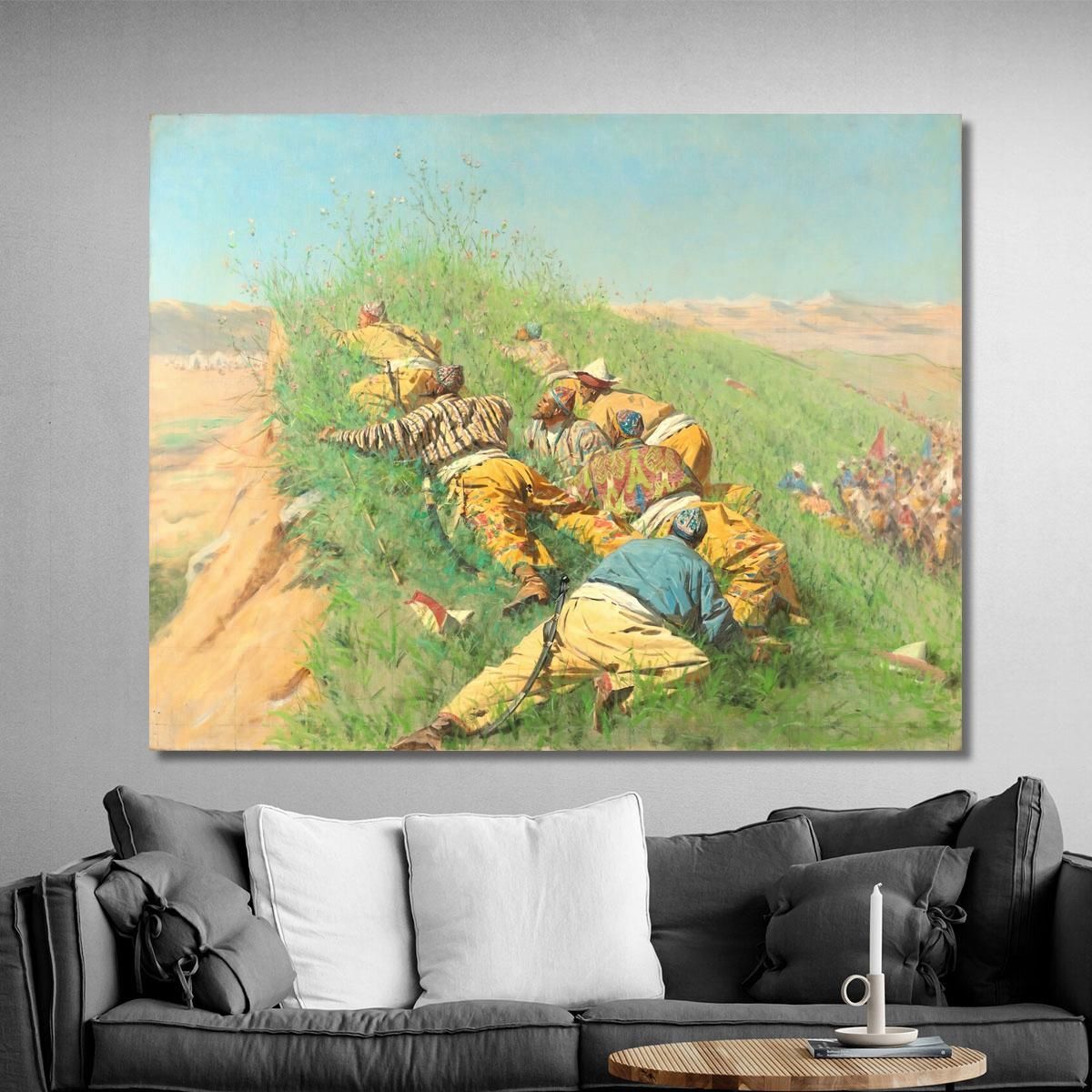 Spying Out Vasily Vereshchagin vvr50 canvas print 