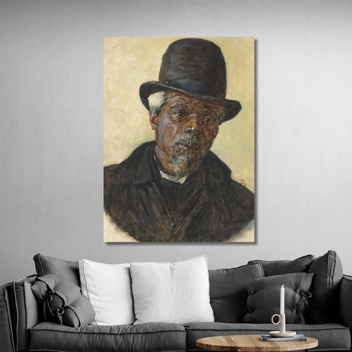 Study For Beggar In Washington' Vasily Vereshchagin vvr52 canvas print 