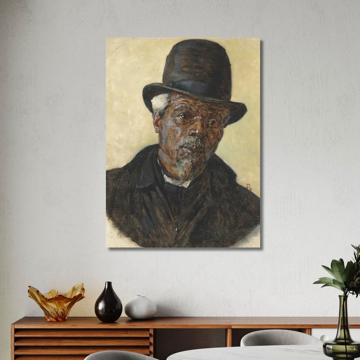 Study For Beggar In Washington' Vasily Vereshchagin vvr52 canvas print 