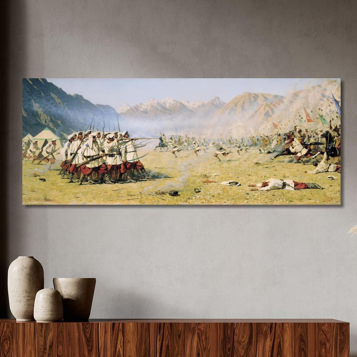 They Attack Unaware Vasily Vereshchagin vvr67 canvas print 