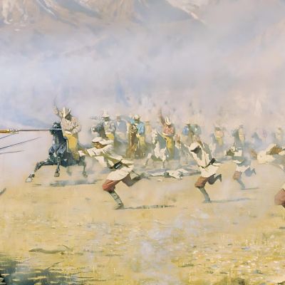 They Attack Unaware Vasily Vereshchagin vvr67 canvas print