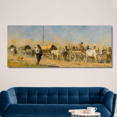 Transportation Of The Wounded Vasily Vereshchagin vvr70 canvas print 
