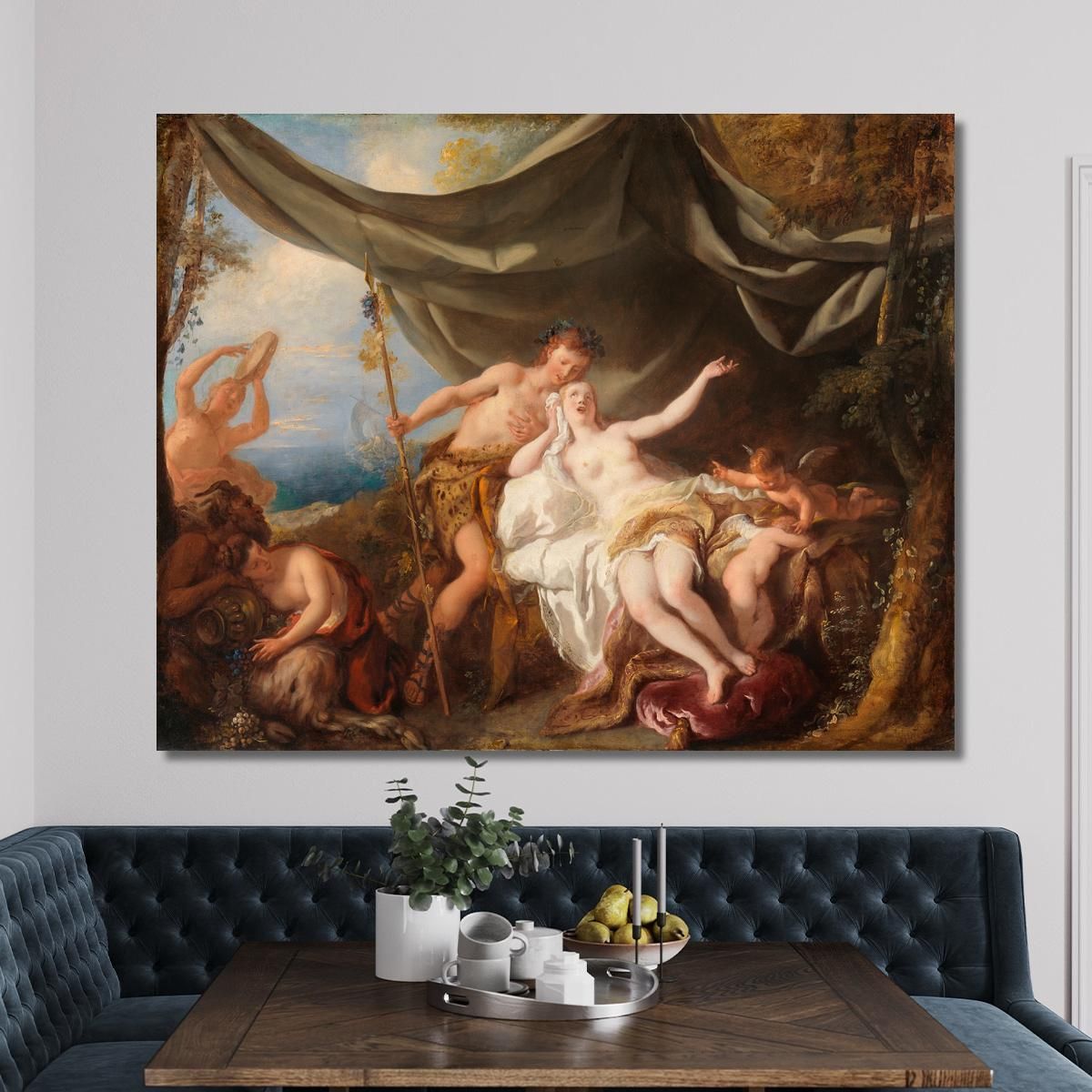 Bacchus And Ariadne Jean-François de Troy jft2 canvas print 