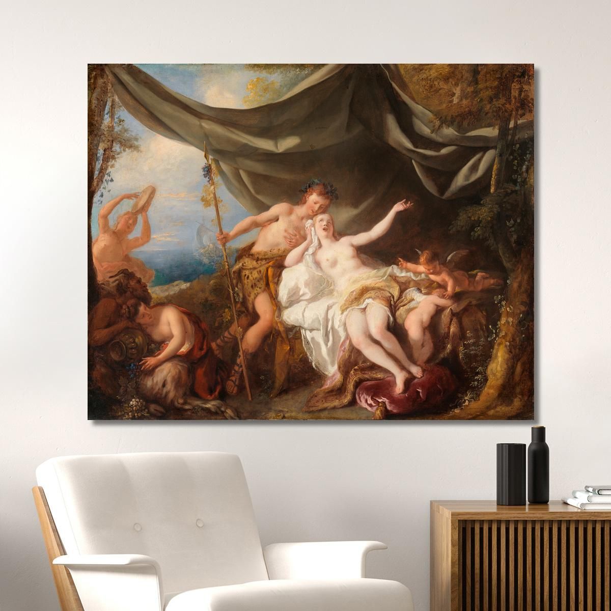 Bacchus And Ariadne Jean-François de Troy jft2 canvas print 