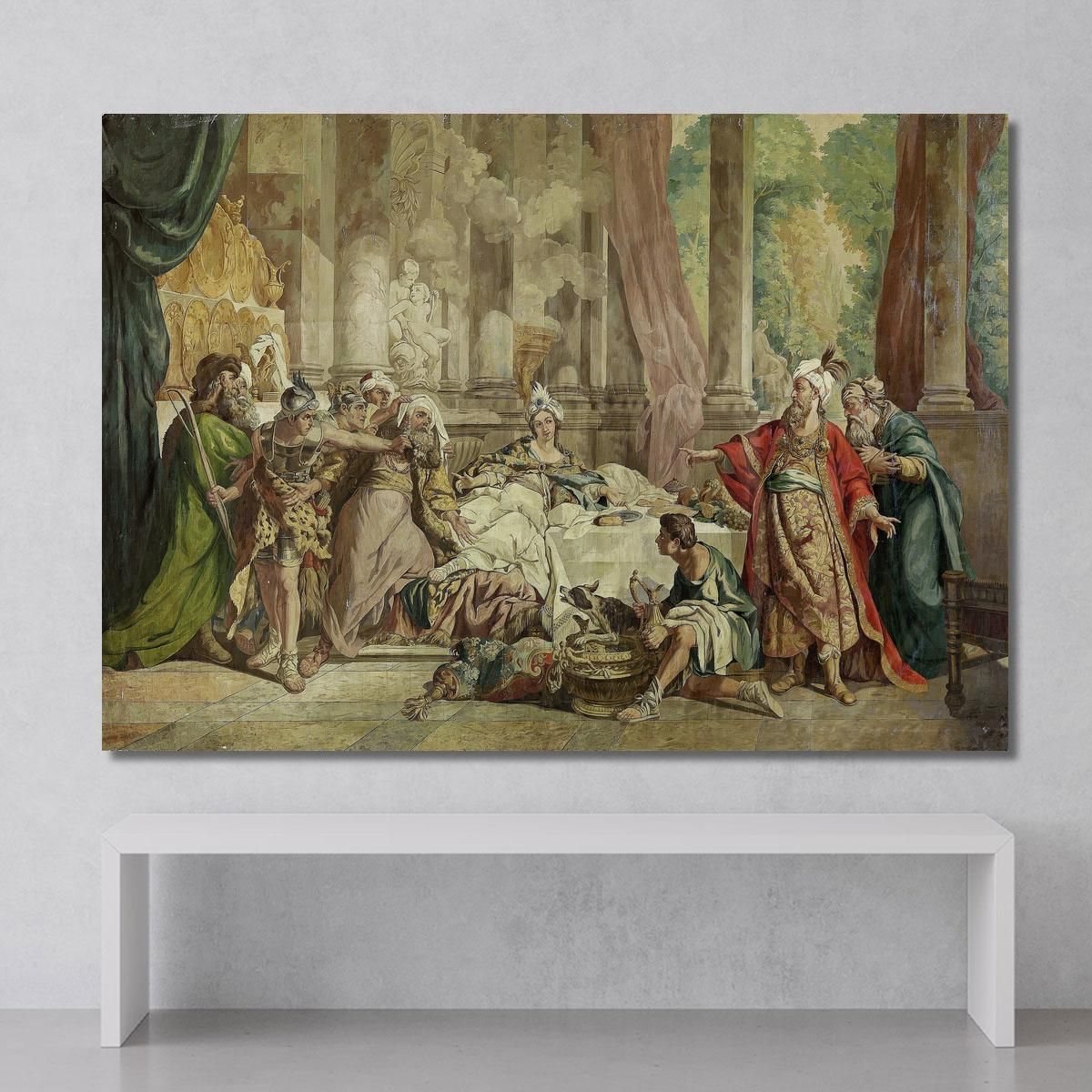Condemnation Of Hamans From The Book Of Ester Jean-François de Troy jft4 canvas print 