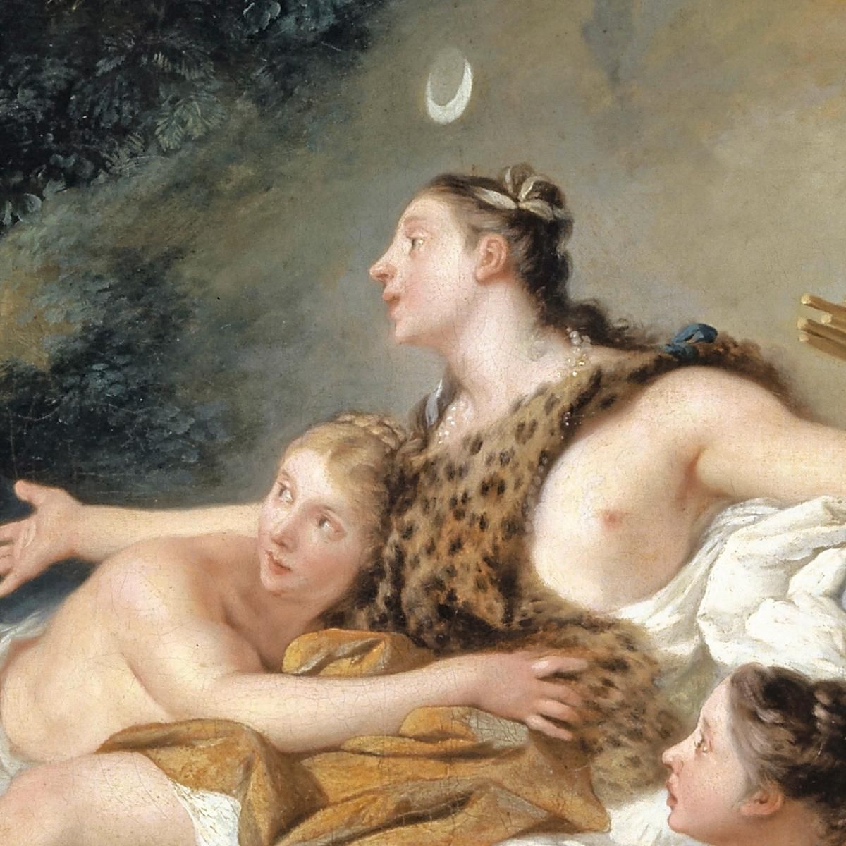Diana And Actaeon Jean-François de Troy jft7 canvas print