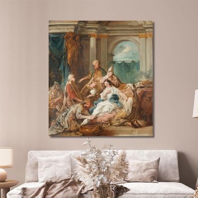 Esther At Her Toilet Jean-François de Troy jft9 canvas print 