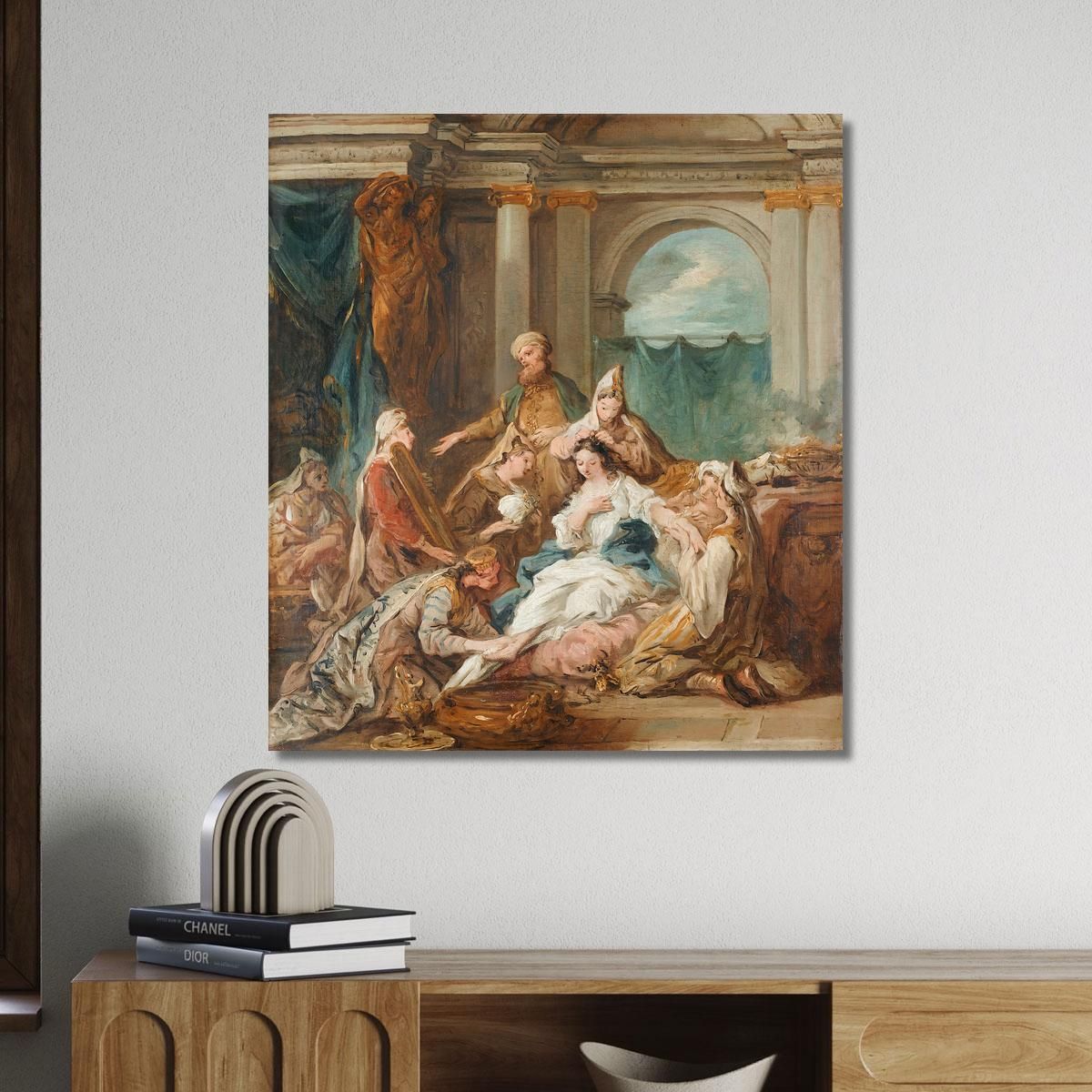 Esther At Her Toilet Jean-François de Troy jft9 canvas print 