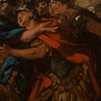 The Battle Of The Soldiers Born From The Serpent'S Teeth Jean-François de Troy jft10 canvas print