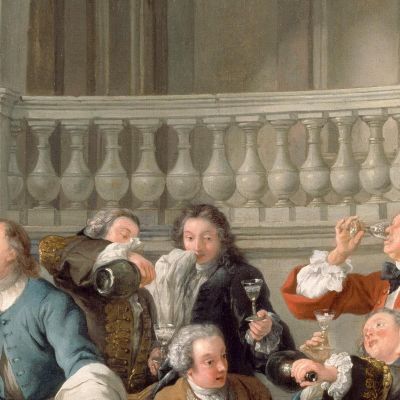 The Oyster Lunch Jean-François de Troy jft12 canvas print