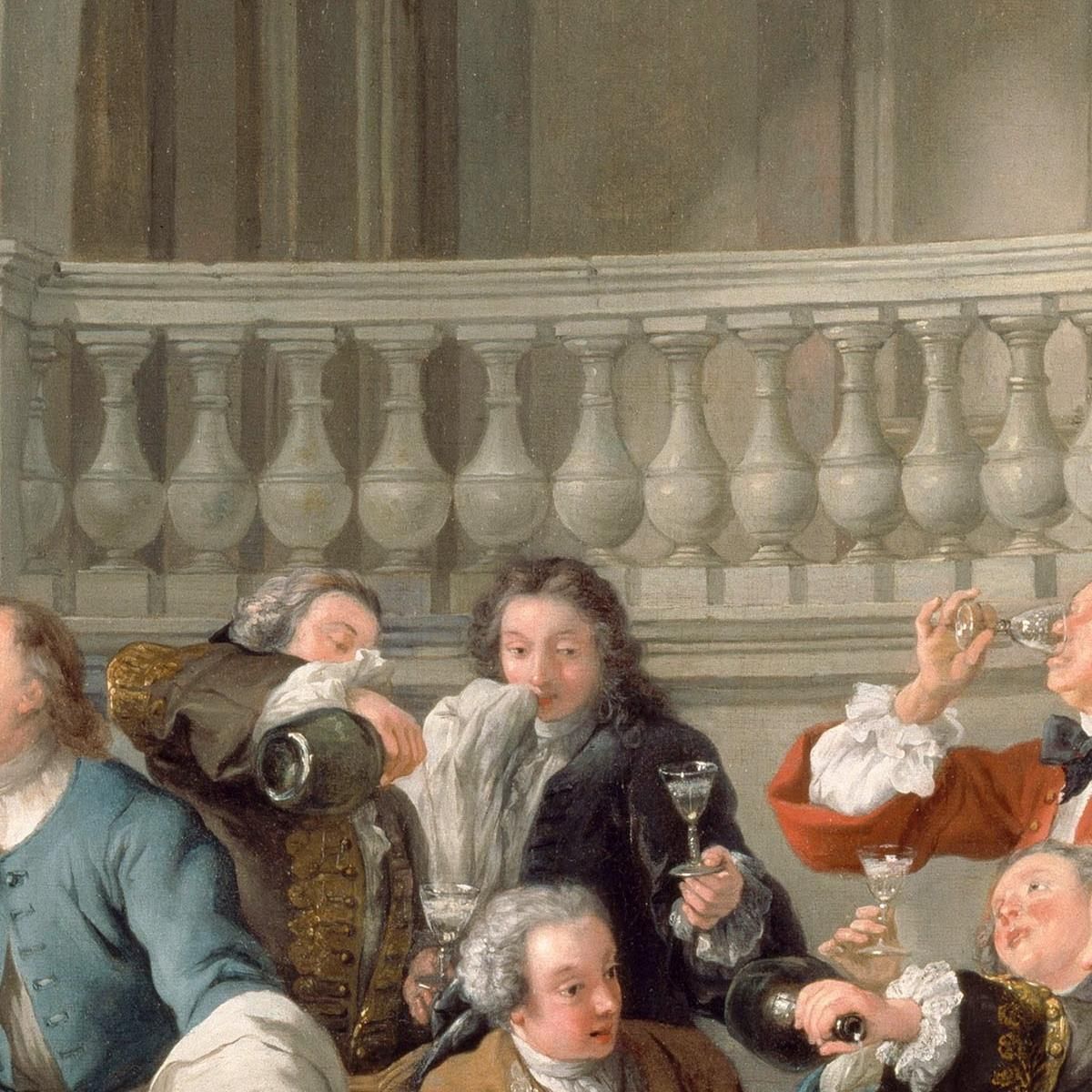 The Oyster Lunch Jean-François de Troy jft12 canvas print