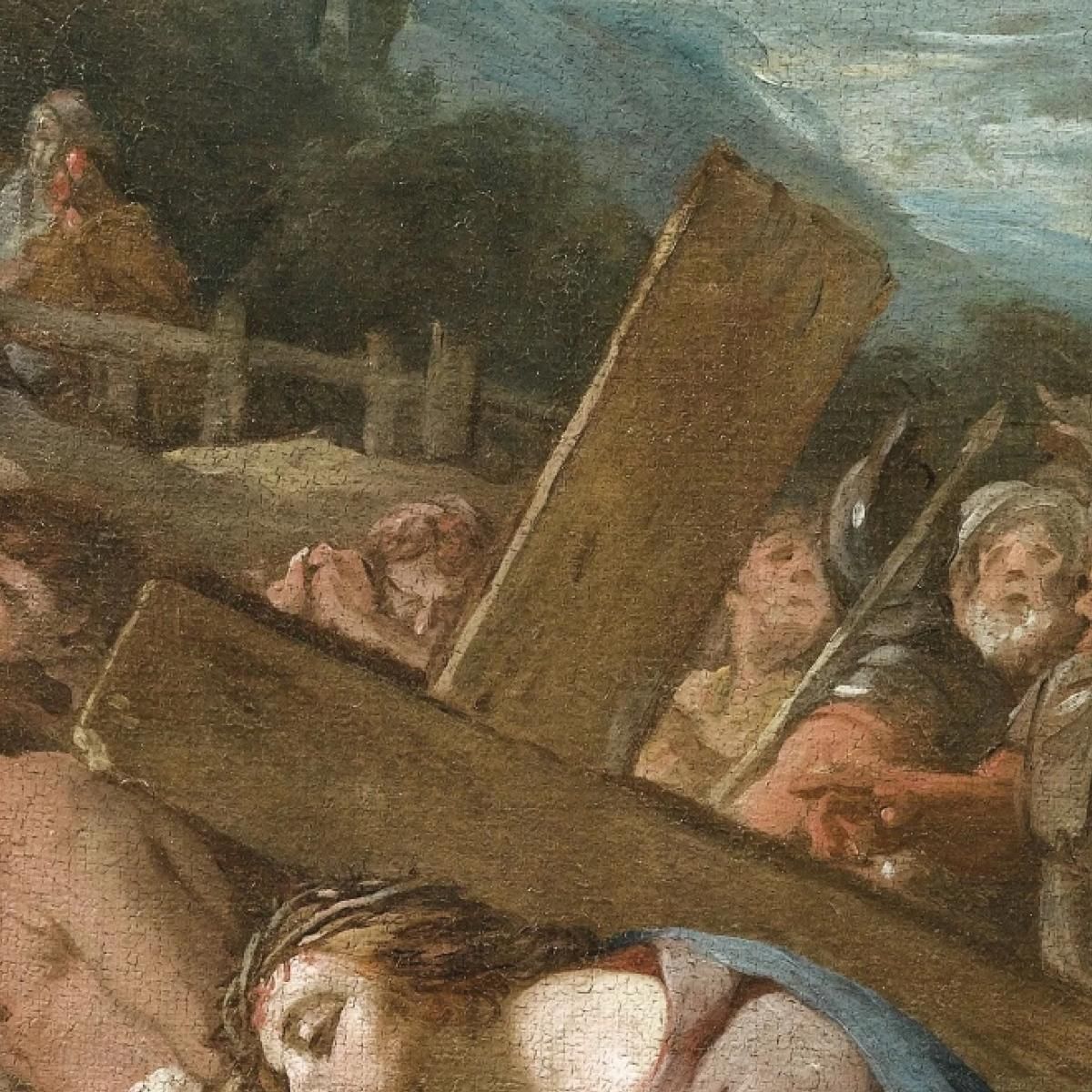The Carrying Of The Cross Jean-François de Troy jft13 canvas print