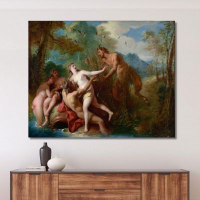 Pan And Syrinx 2 Jean-François de Troy jft17 canvas print 